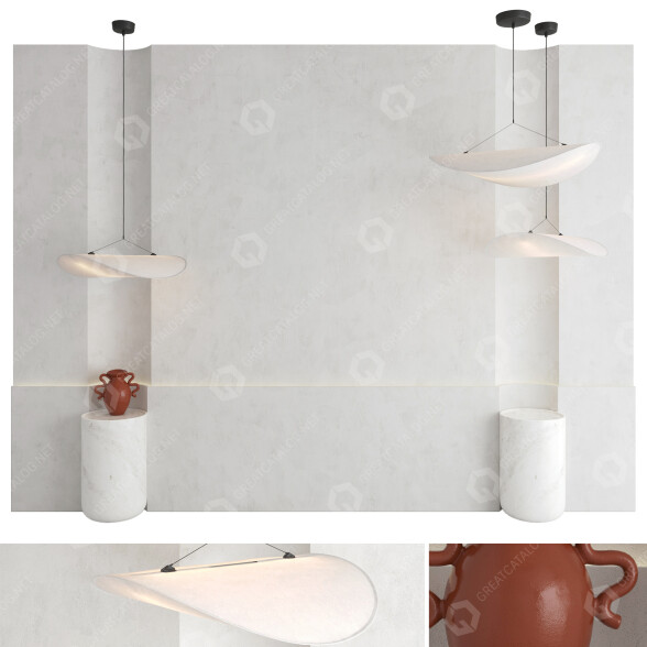 Wandtafel New Works Decorative Set 104 3D-Modell
