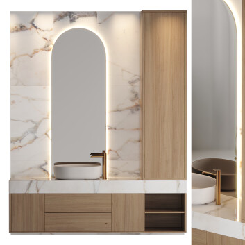 Bathroom Furniture 04 3D model