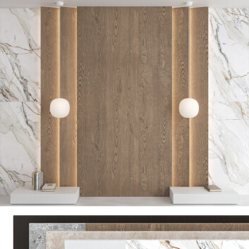 Paneles de pared Decorative Set 82