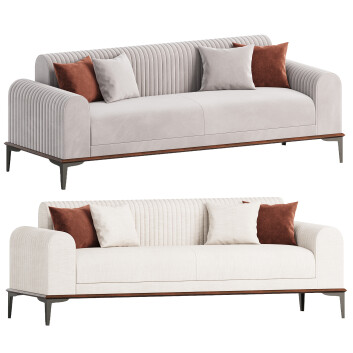 Диван  Lorenz 3 Seater 3D модель