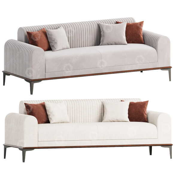 Canapé Lorenz 3 Seater modèle 3D