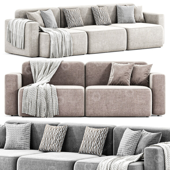 Sofas Normann Copenhagen Rope 3D-Modell