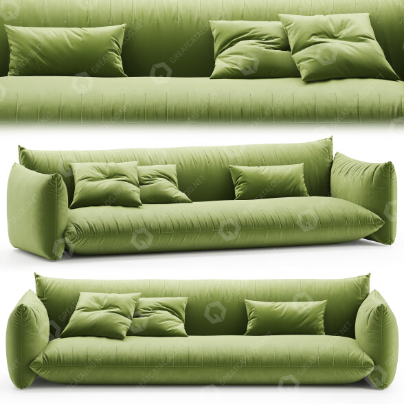Sofa Alberta Bellavita 3D-Modell