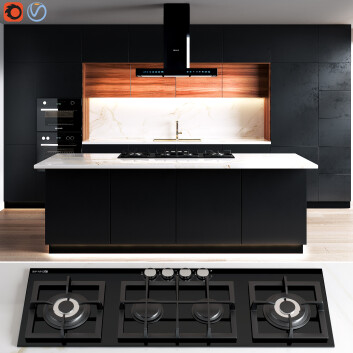Cuisine  Ensemble 01 Modèle 3D