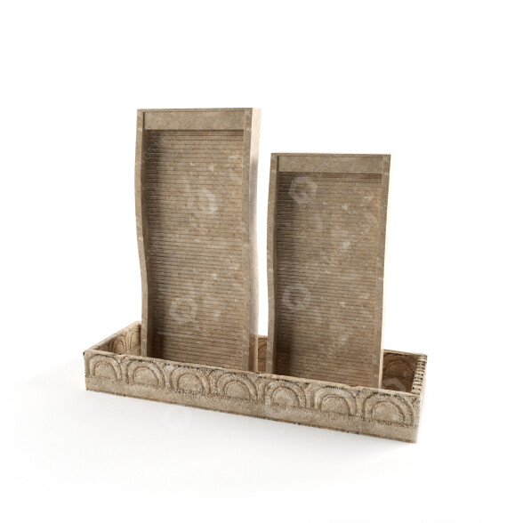 Brunnen Beige 3D-Modell