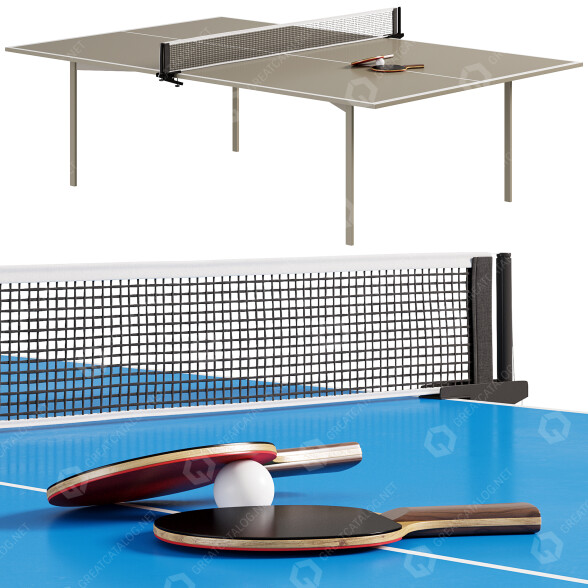 Тенісний стіл Manerba Ping Pong You Eco 3D модель