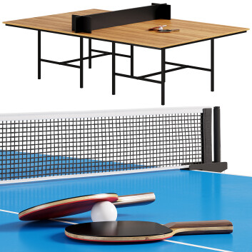 Тенісний стіл Bulo Ping Pong Dan 3D модель