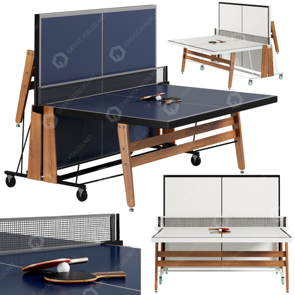 Тенісний стіл RS Barcelona RS Folding Ping Pong 3D модель