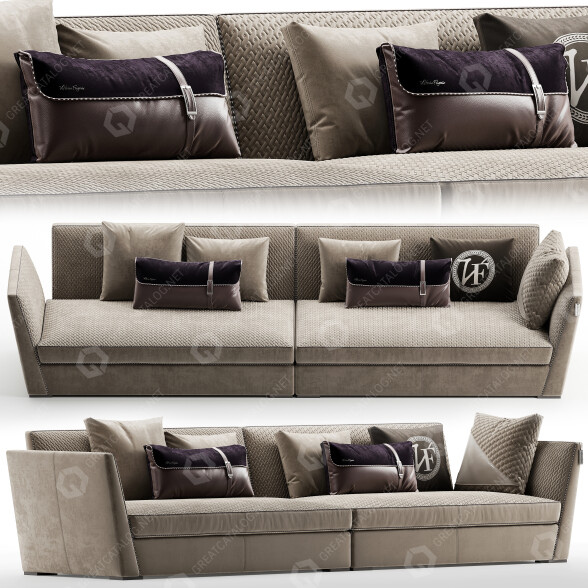 Sofa Vittoria Frigerio Visconti 3D-Modell