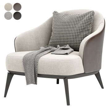Fotel  Minotti Leslie Model 3D