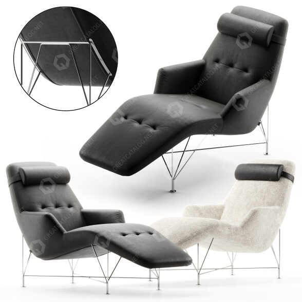 Sessel Duxiana Superspider 3D-Modell