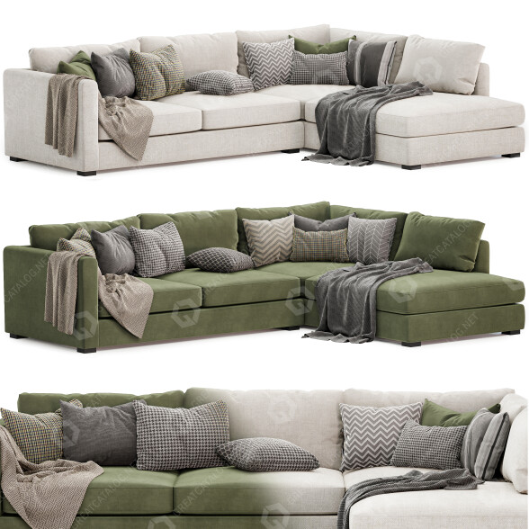 Sofa Loom Loft Blake model 3D