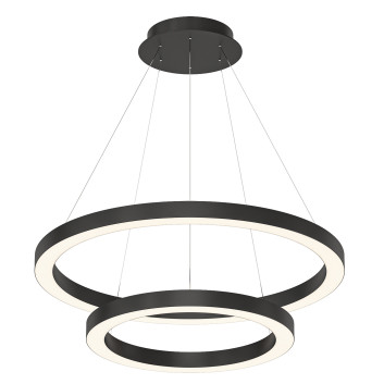 Lámpara de araña  Led Corona Cascad Rings Modelo 3D