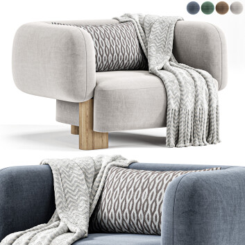 Sessel  Arklou 3D-Modell