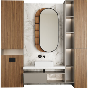 Baño  Vigo Industries Furniture Set 05 Modelo 3D