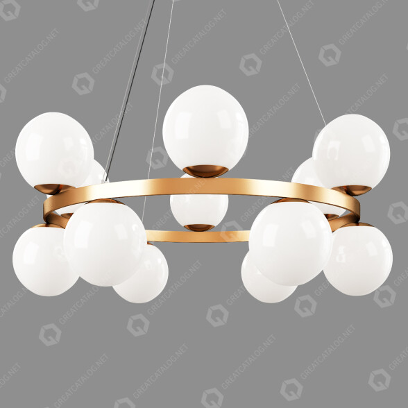 Kronleuchter CB2 Bubbles 3D-Modell
