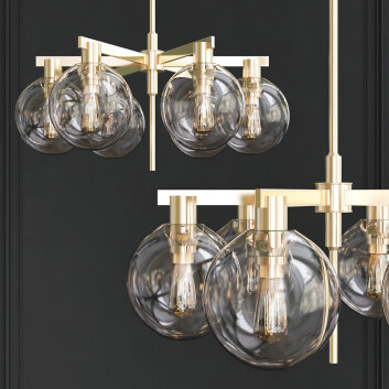 Kronleuchter  1stDibs Light Globes by Hans Agne Jakobsson 3D-Modell