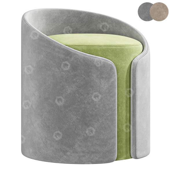 Stuhl Pan Home Mackey Relax 3D-Modell