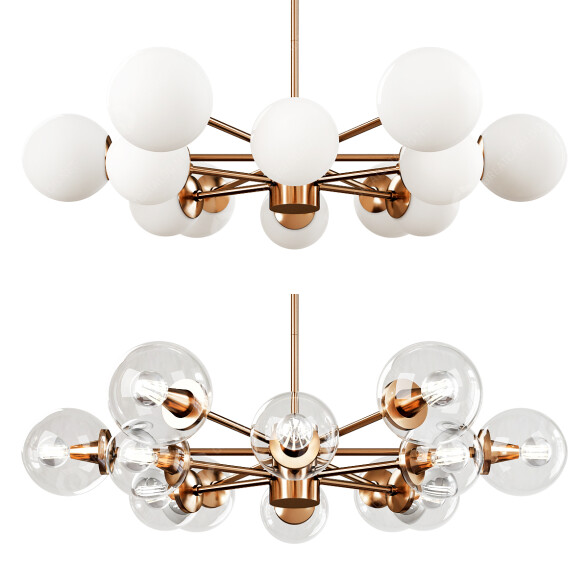 Chandelier Visual Comfort & Co Karrington 3D model #41199 | GreatCatalog