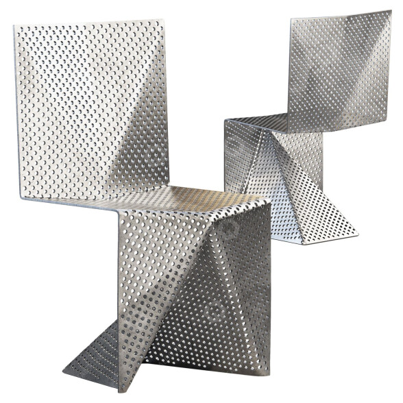 Стул Aluminum by Tobias Labarque 3D модель