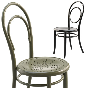 Стільці Gebrüder Thonet Vienna GmbH No. 14 by Michael Thonet 3D модель