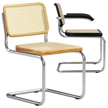 Sillas  Cesca B32 by Marcel Breuer Modelo 3D