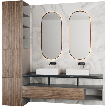 Baño  Muebles 01 Modelo 3D