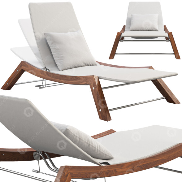 Chaise Longue Beltempo Windmaster (3 Options) Modelo 3D