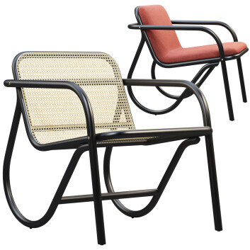 Sillones  Gebrüder Thonet Vienna GmbH N. 200 Lounge Modelo 3D