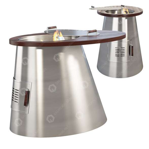 Барбекю Beltempo Cask Oven 3D модель