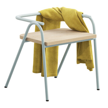 Стілець  Grand Rapids Chair Company Half Hurdle 3D модель