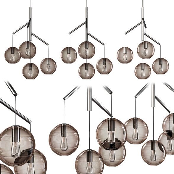 Chandelier Visual Comfort & Co Sedona Triple 3D model #41254 | GreatCatalog