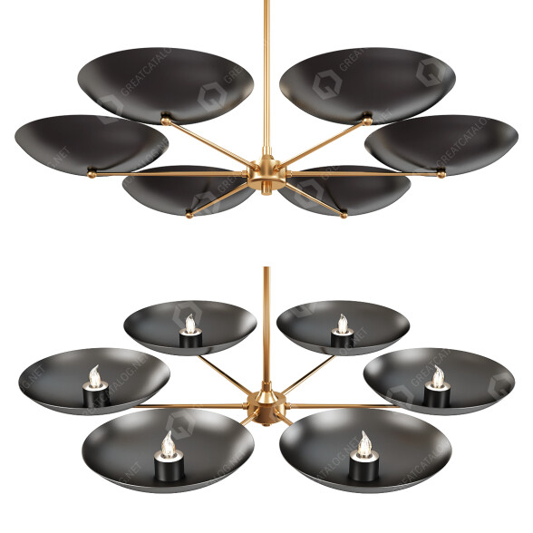 Люстра Arteriors Griffith 3D модель