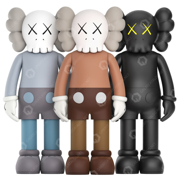 Estatuilla Kaws Colección Modelo 3D