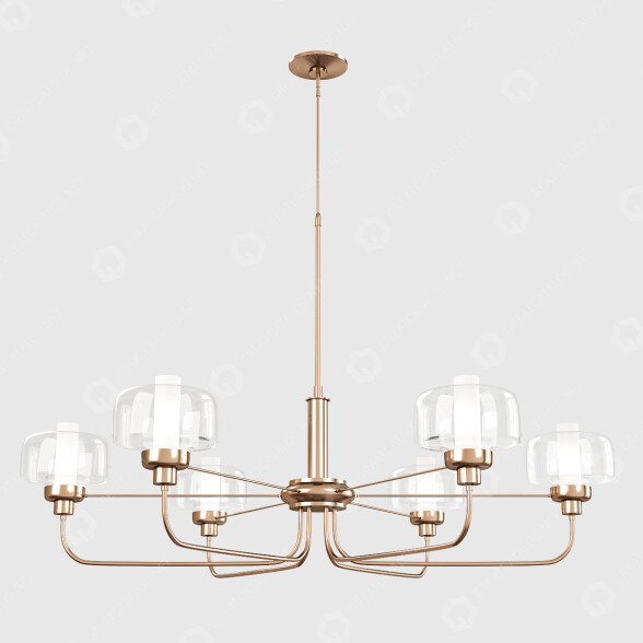 Kronleuchter Hubbardton Forge Nola 3D-Modell