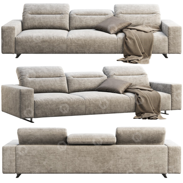 Диван BoConcept Hampton 3-Seater 3D модель