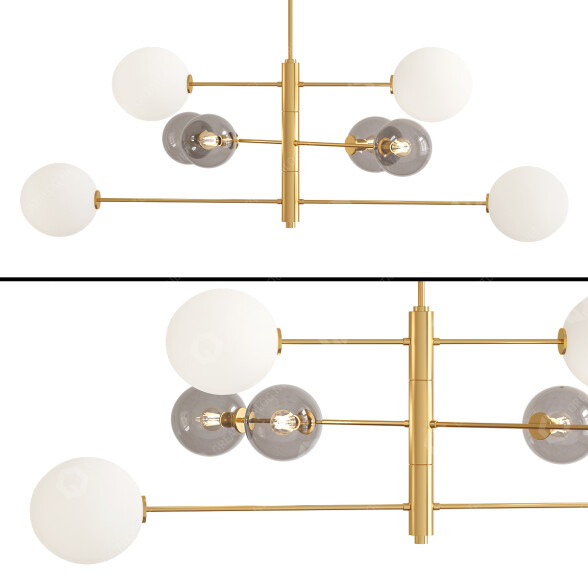Kronleuchter Aromas Atom 3D-Modell