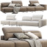Sofa BoConcept Hampton (2 options) - 3dmitruk