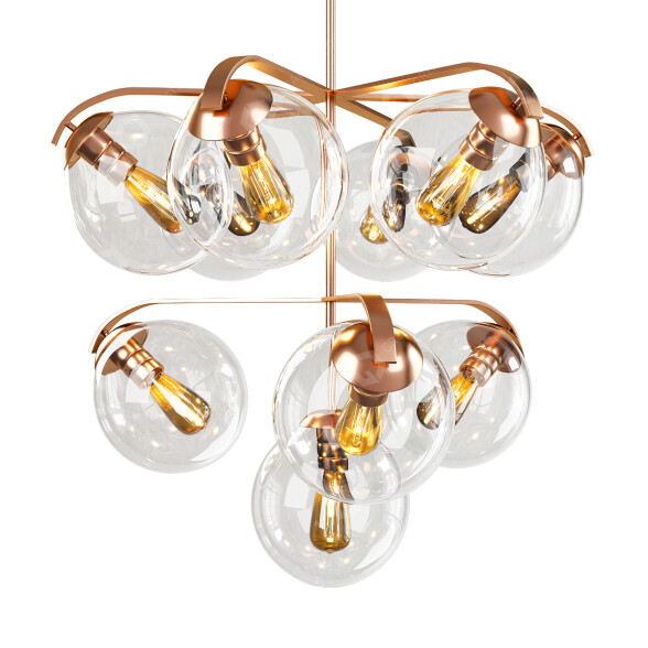 Lustre Shades of Light Spotlight Tier - 10 Light modèle 3D