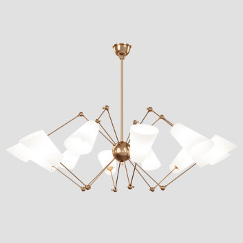 Люстра Hudson Valley Lighting Buckingham 54 Wide Aged Brass 3D модель