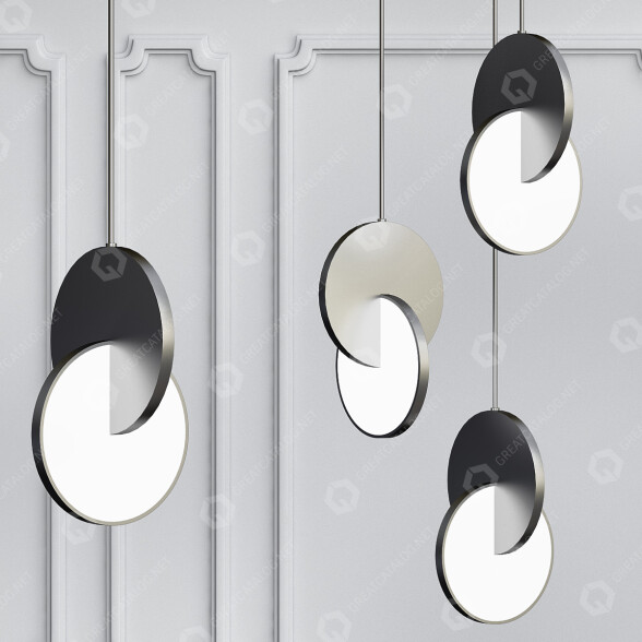 Lampe suspendue Kooku Eclipse modèle 3D