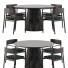 Стіл та стільці Benchmark Furniture Dining Set 15 - shaxriyor