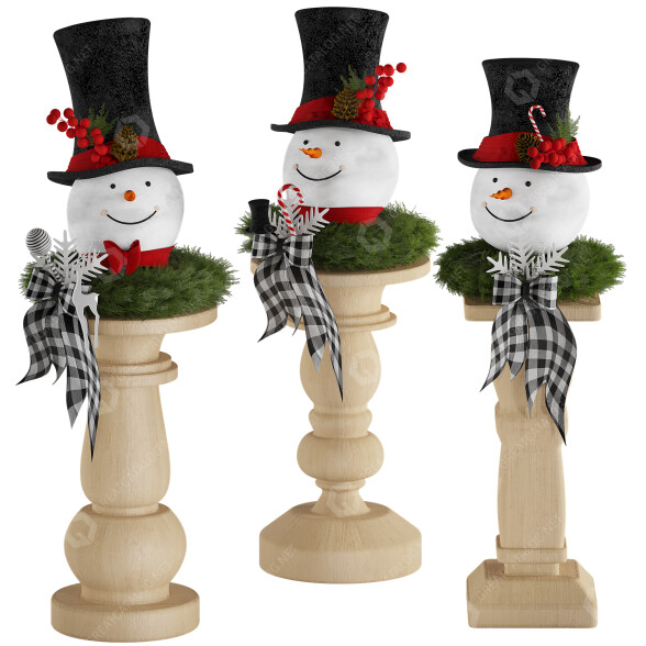Декор Christmas Set 3D модель