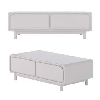 Kaffeetisch  Cozymatic Gwen Modern 3D-Modell