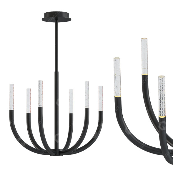 Chandelier Oxygen Lighting Presto 3D model