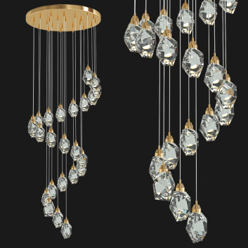 Люстра Luxury Diamond Crystal 24 Light