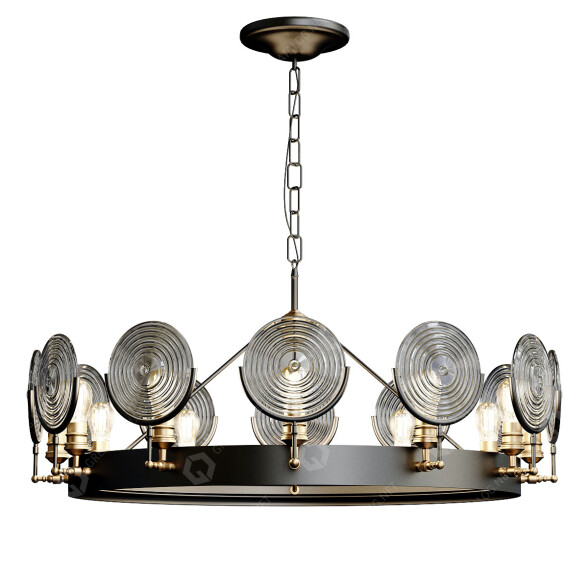 Lustre Industrial Bar modèle 3D
