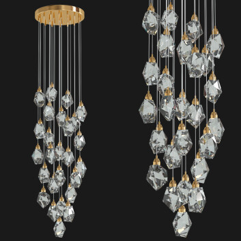 Lampa wisząca Luxury Living Group Diamond Crystal Model 3D