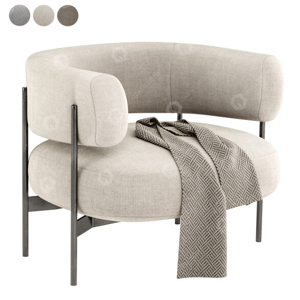 Fauteuil HC28 Cosmo Cini modèle 3D