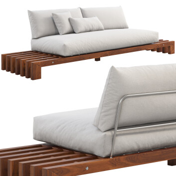 Beltempo Trimmer 3 Seater 3D модель